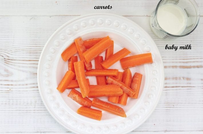 Carrot puree - try this great weaning dish for baby as a healthy and nutritious first food