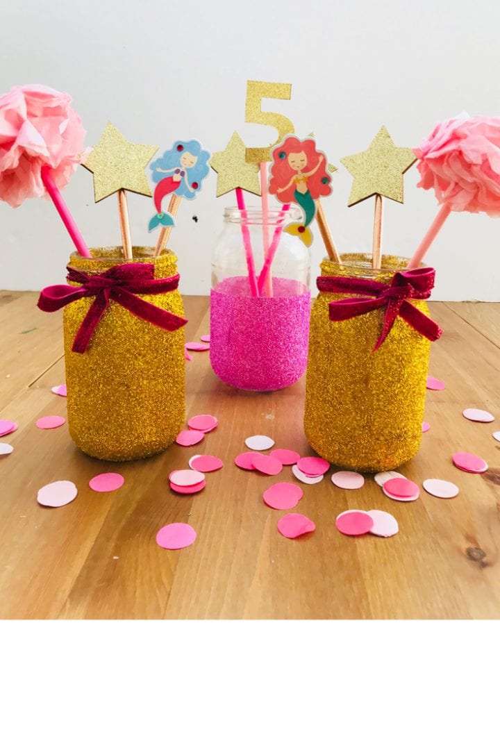 Girls party centrepieces DIY Kids Party Decorations