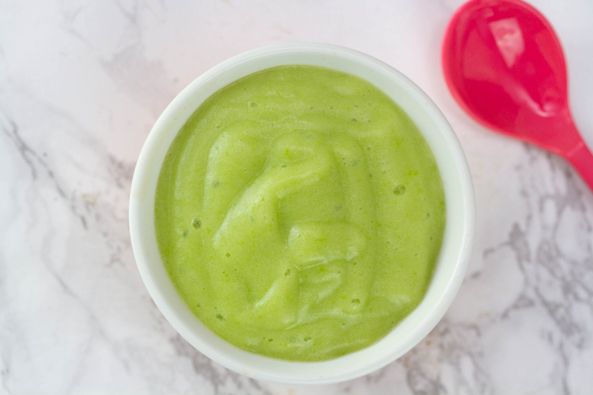 Pea puree for babies Weaning recipes