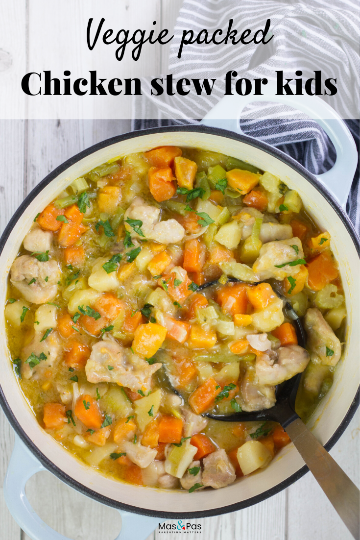 Veggie packed chicken stew for kids Family Dinners