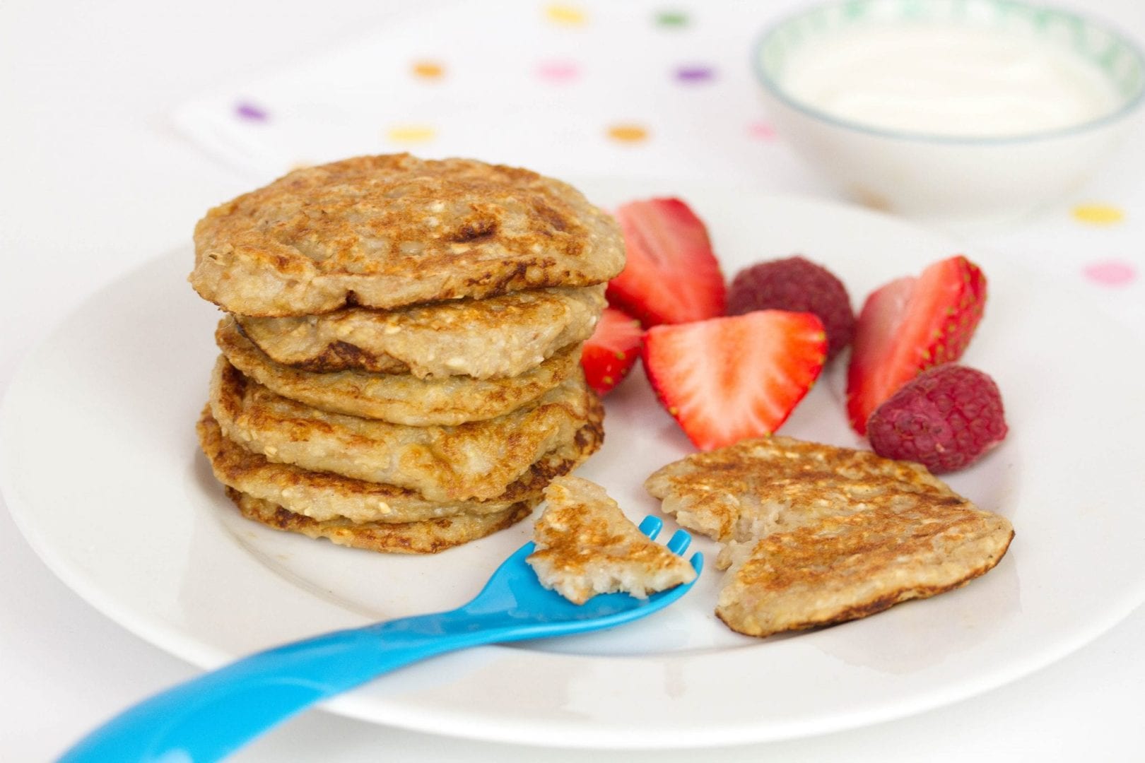 Baby Pancakes - Easy 3 Ingredient Recipe | BLW Recipes