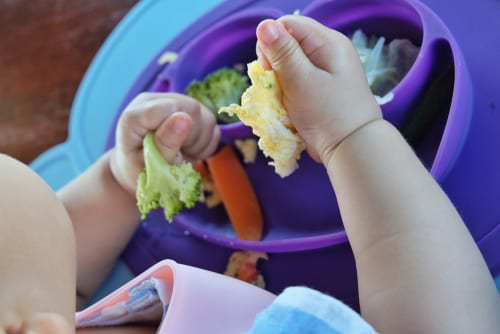 Baby led weaning foods by age - see which foods are best for baby at each stage of weaning - help them to enjoy finger foods