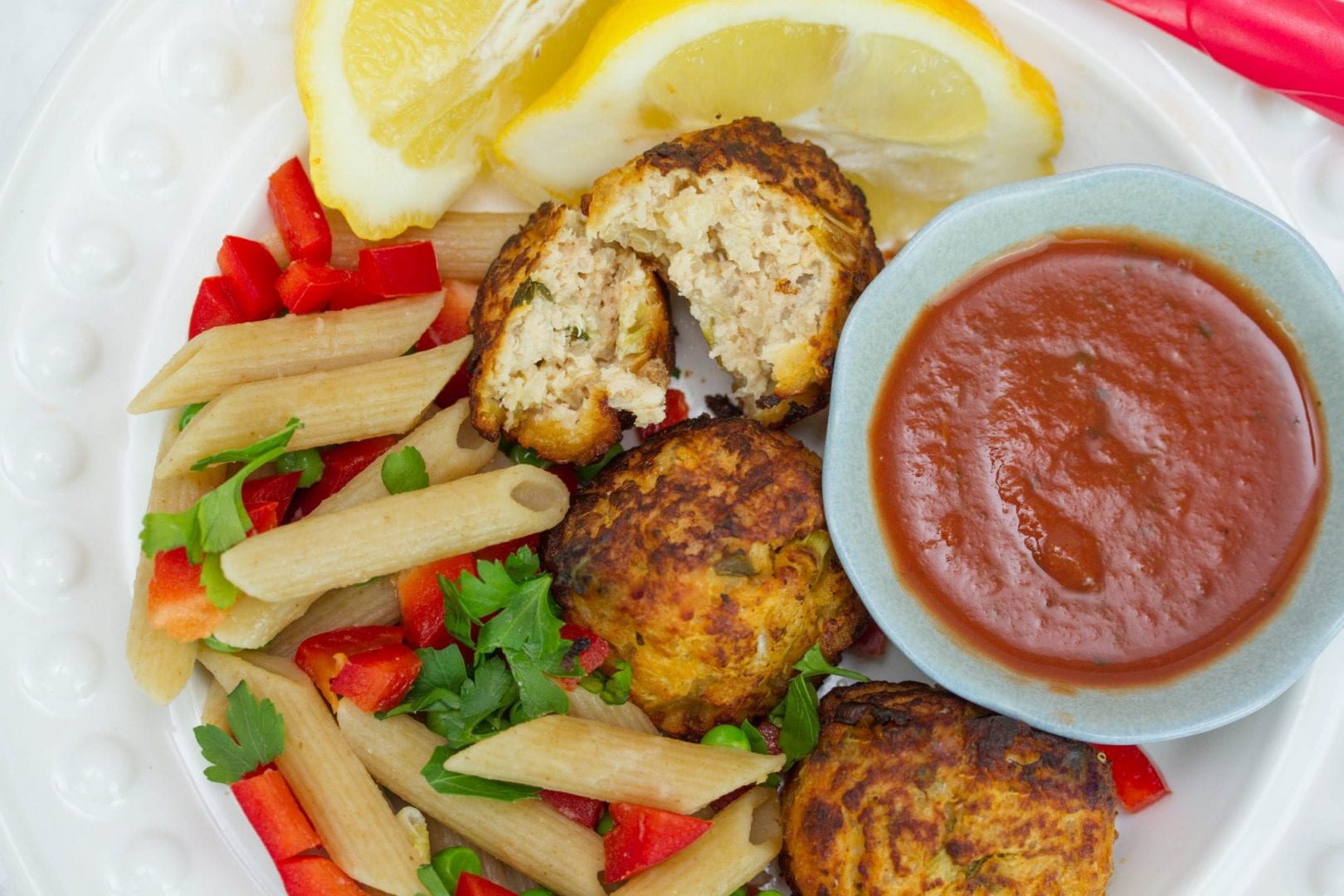 Chicken balls - try these delicious pear and quinoa chicken balls for a healthy and tasty kids meal