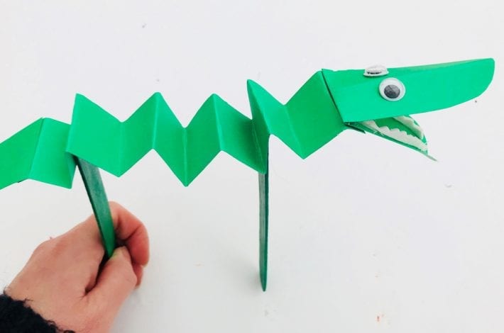 Cool crocs - crocodile craft - croc popsicle stick craft for kids - easy kids crafts