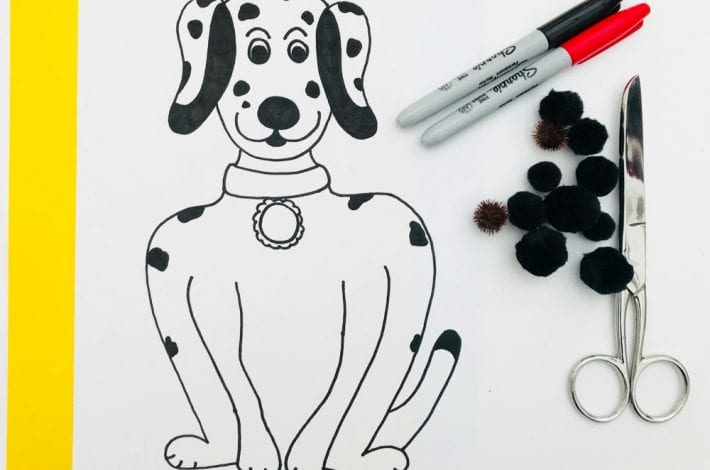 Learn to count - spotty dog counting game for kids - learn to count to 10