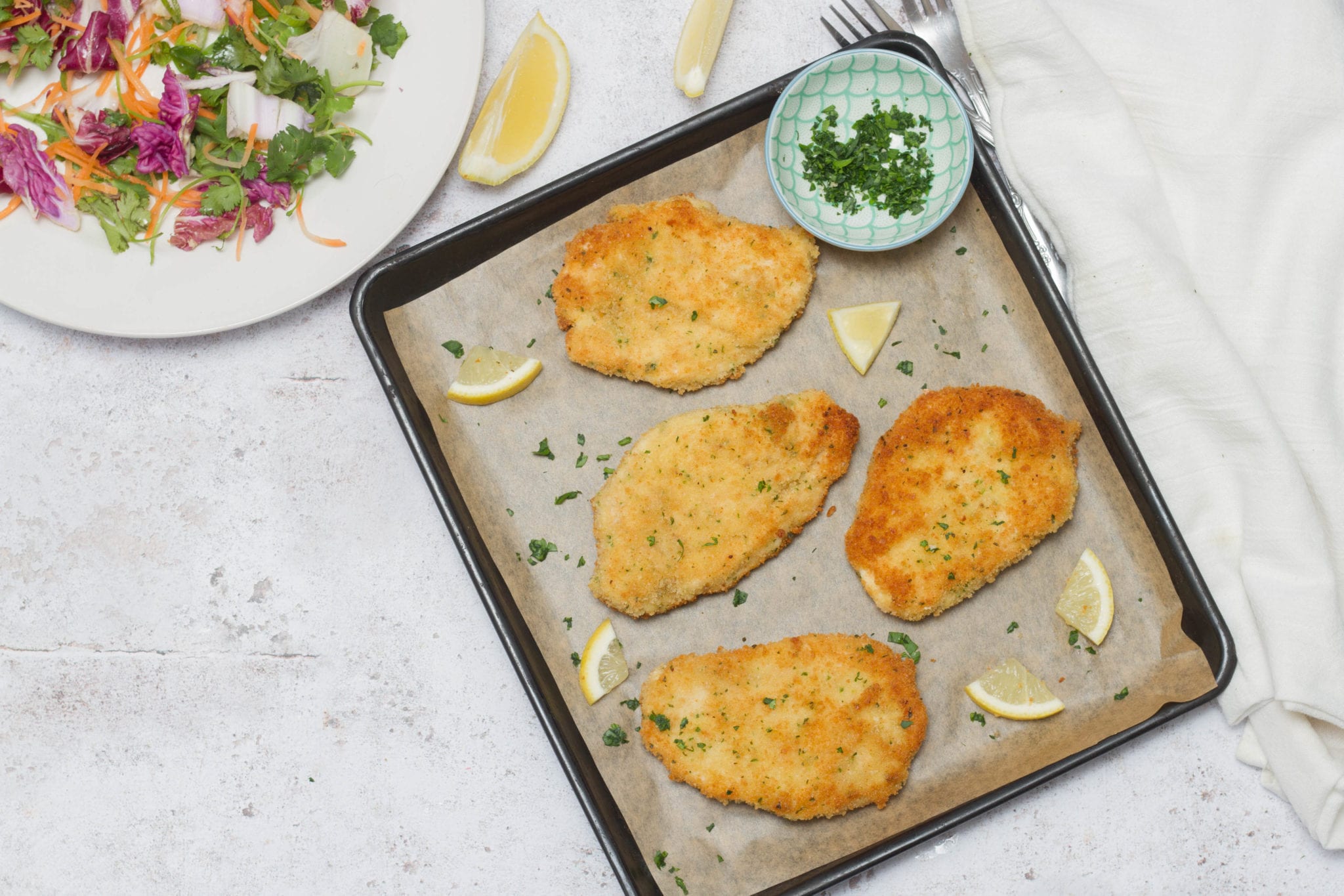 Mini Chicken Schnitzels | Family Dinners