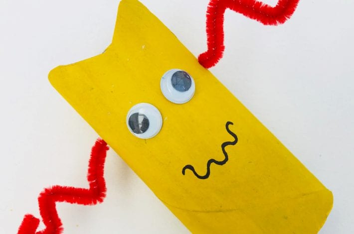 Toilet roll monster craft - How to make toilet roll monsters - a fun craft for kids