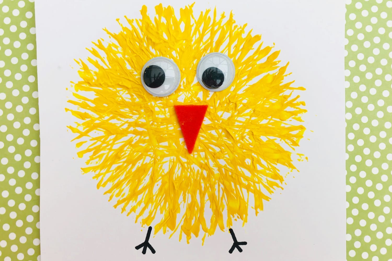 Moving Eyes Chick Craft - Arty Crafty Kids