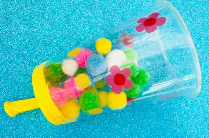 Marshmallow party poppers - Make your own diy party poppers as a great kids party activity