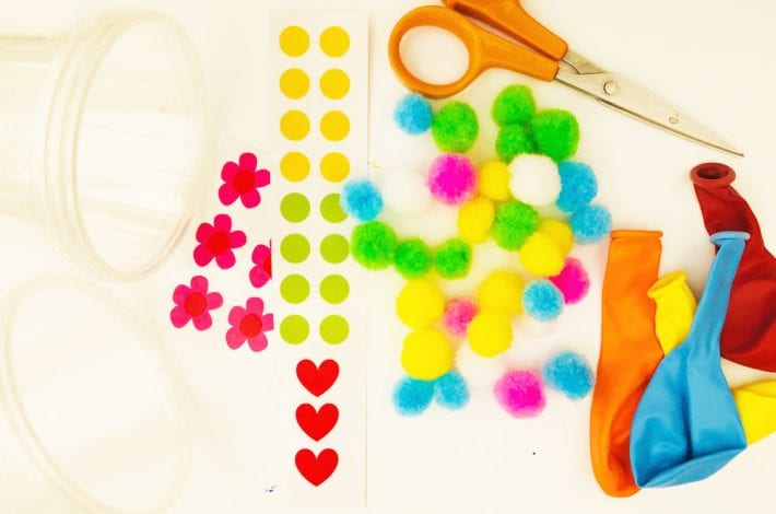 Marshmallow party poppers - Make your own diy party poppers as a great kids party activity