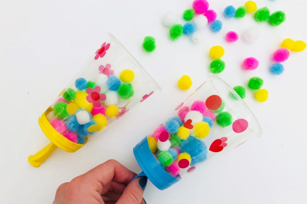 Marshmallow party poppers - Make your own diy party poppers as a great kids party activity
