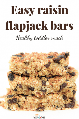 Easy raisin flapjack | Healthy Kids Snack