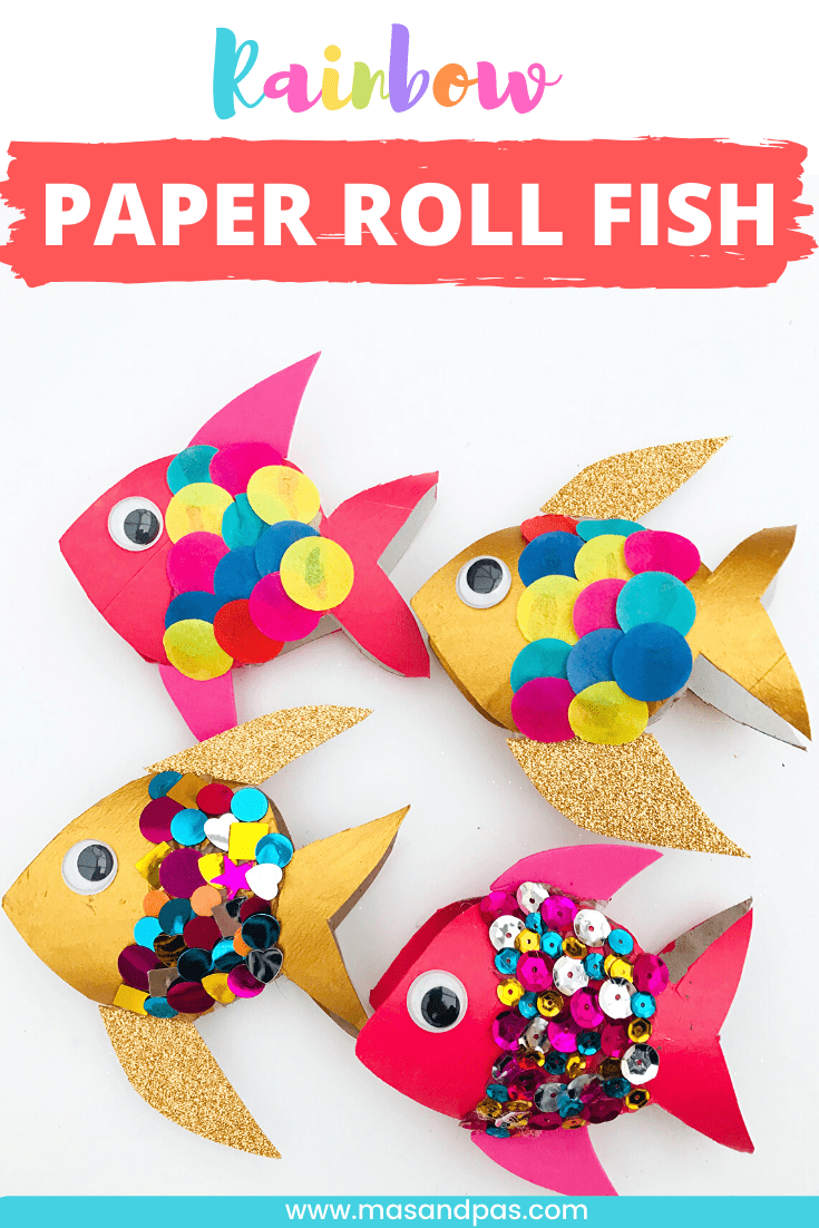 Rainbow Toilet Roll Fish Arts And Crafts