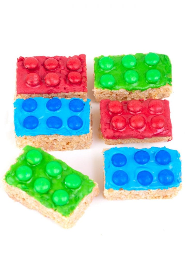 lego rice krispie treats - m&m rice krispie treats - make these lego block m&m rice krispie treats