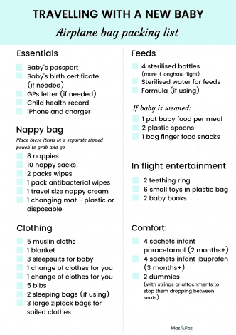 essentials for baby holiday