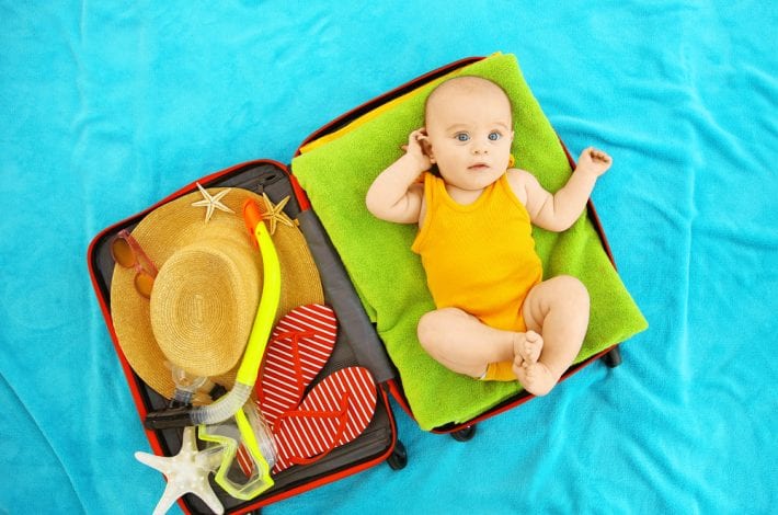 TRAVELLING with a newborn baby - what to pack - where to stay and 17 things to consider