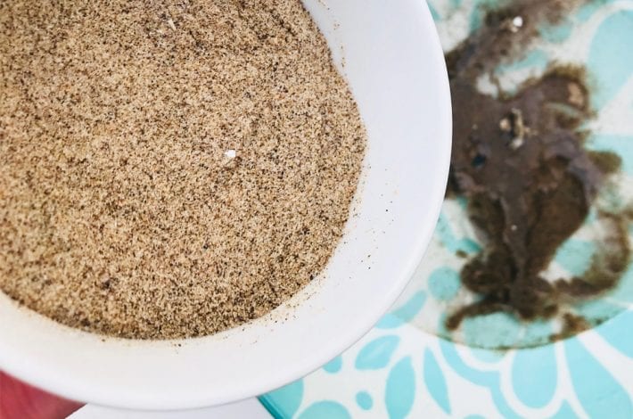 Summer sand slime - make this sand slime recipe using just 4 ingredients. A great summer craft for kids