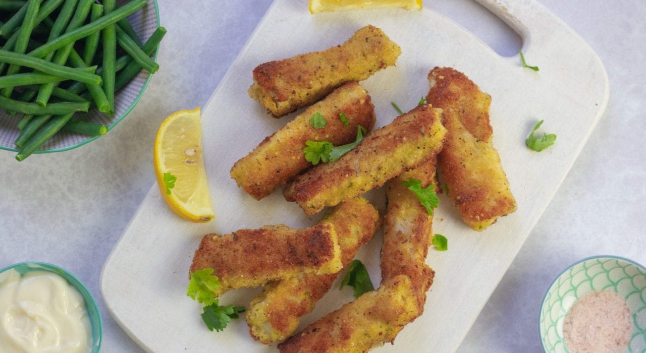 Parmesan fish sticks - make these tasty fish fingers in breadcrumbs for a great kids meal