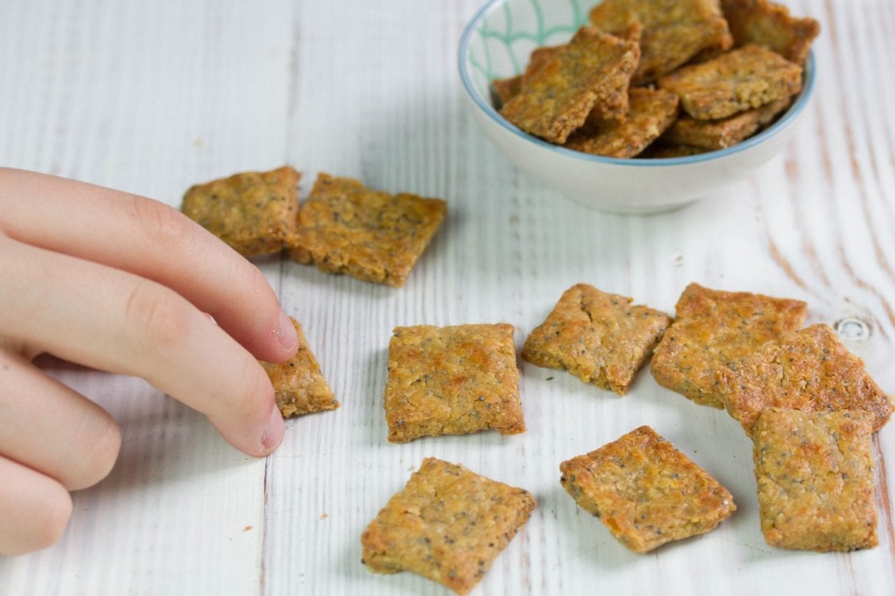 Wholewheat Chickpea Crackers Healthy Kids Snacks