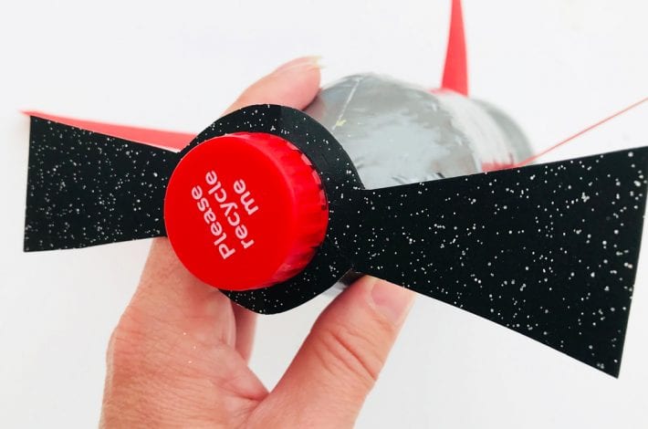 Upcycled Plastic Bottle Airplane Craft - Welcome To Nana's