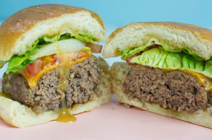 kids teriyaki burger - the ultimate burger for sunday grills or kids party food