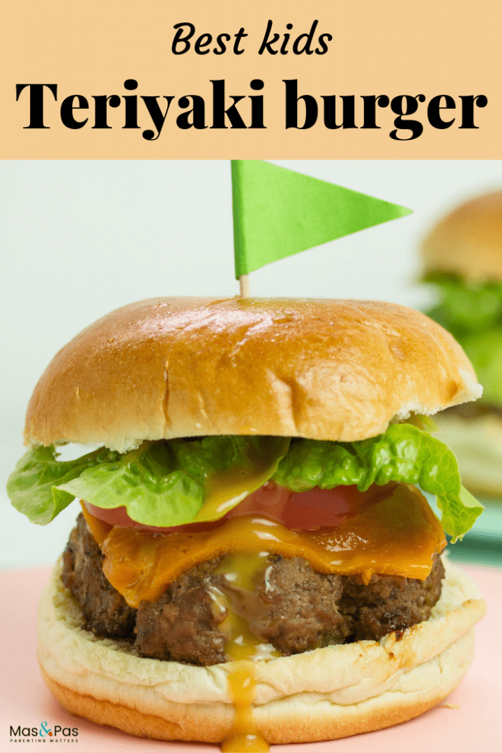 kids teriyaki burger - the ultimate burger for sunday grills or kids party food