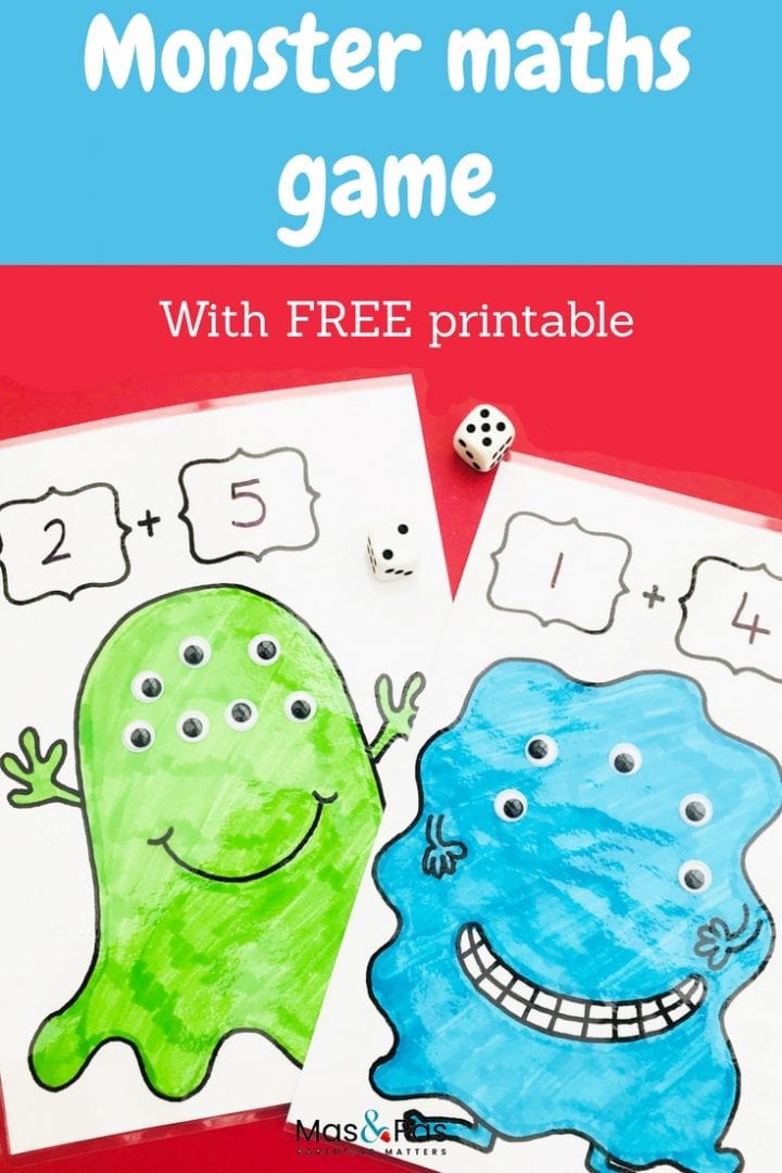 Play this many eyed monsters maths game for kids and have monster fun with number bonds to 10