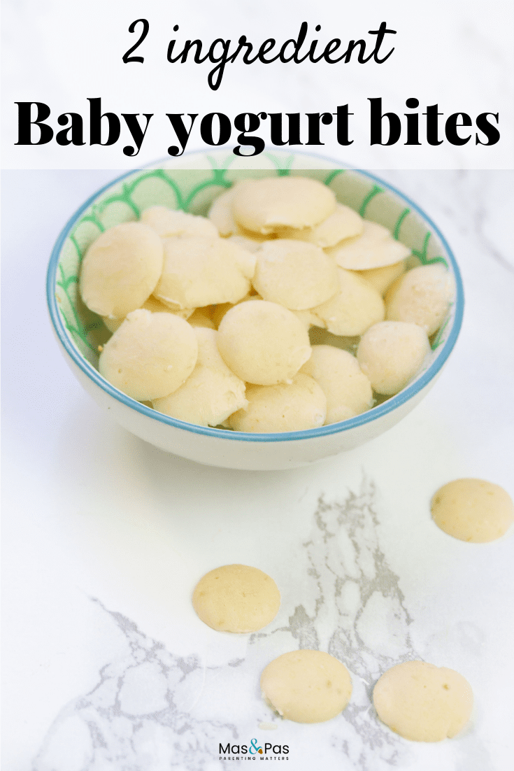 2 ingredient baby yogurt bites | Weaning
