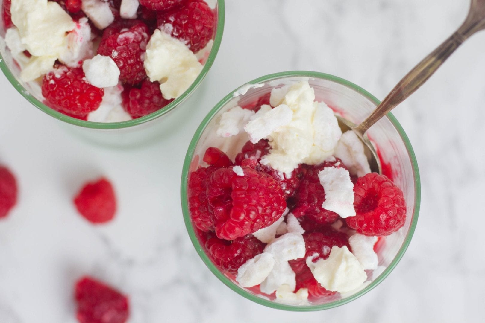 Raspberry Eton mess Summer Desserts