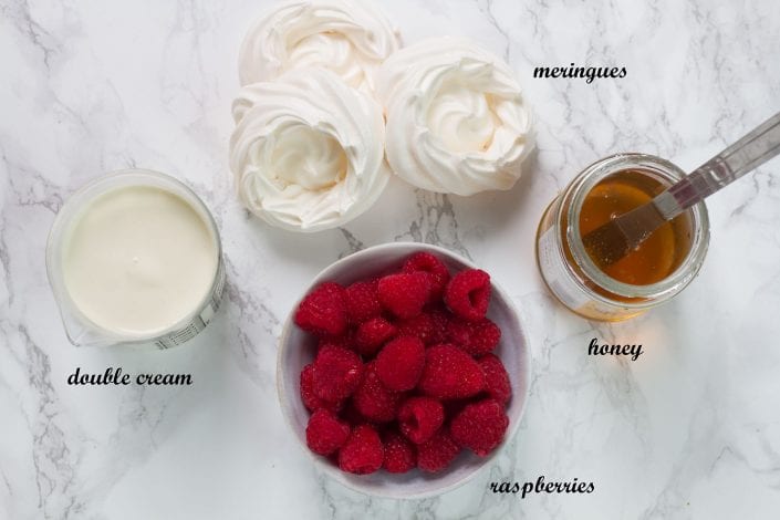 Raspberry eton mess - try this great raspberry eaton mess for a healthy dessert with fresh berries