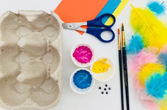 Easy peasy egg carton owls - a quick and easy kids animal craft