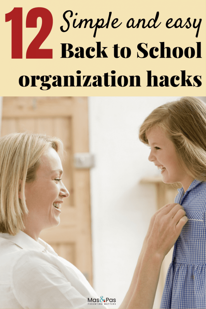 Start the school year with these smart back to school organisation hacks to help you save time and stay organized