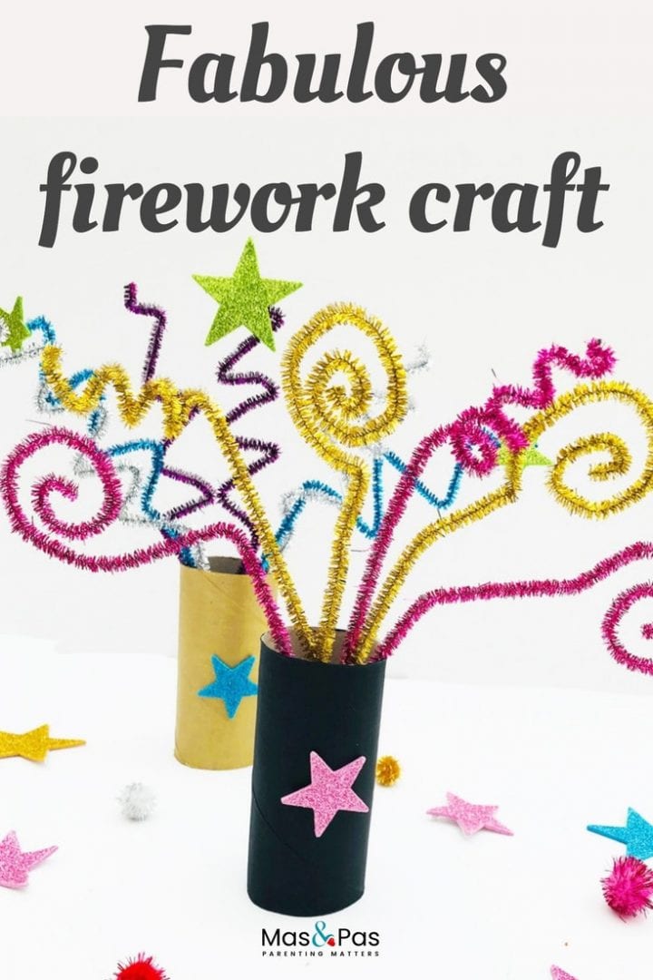 Fabulous indoor firework craft - have fun with this fun bonfire night craft for kids