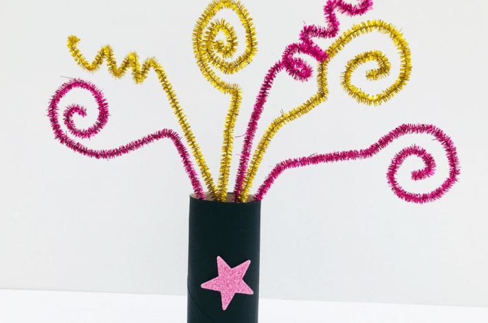 Fabulous indoor firework craft - have fun with this fun bonfire night craft for kids