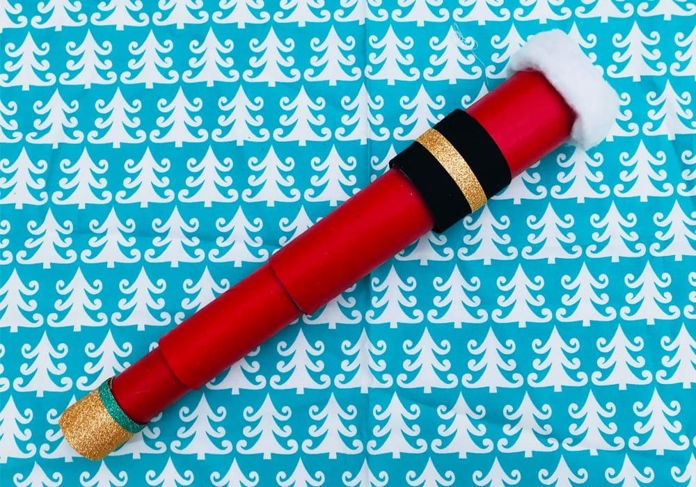 Santa’s telescope – easy Christmas craft for kids image