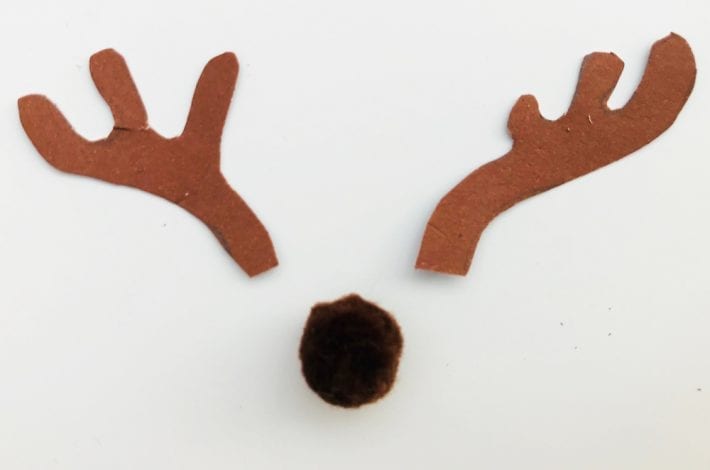 Make Christmas cards special this year by making these handprint Christmas cards in the shape of a deer or reindeer.