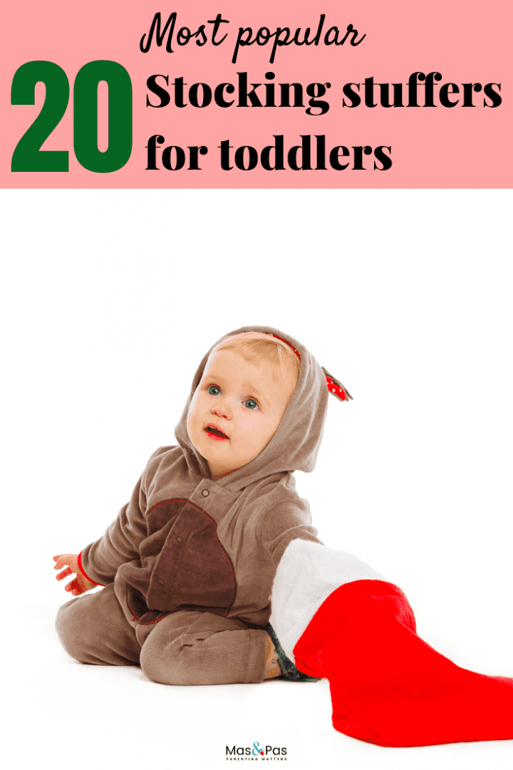 20 most popular stocking stuffers for toddlers - fill their stockings with fun toys that boost development too - PIN