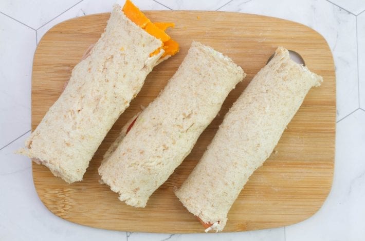 3 tasty sushi sandwiches - great kids party food or packed lunches