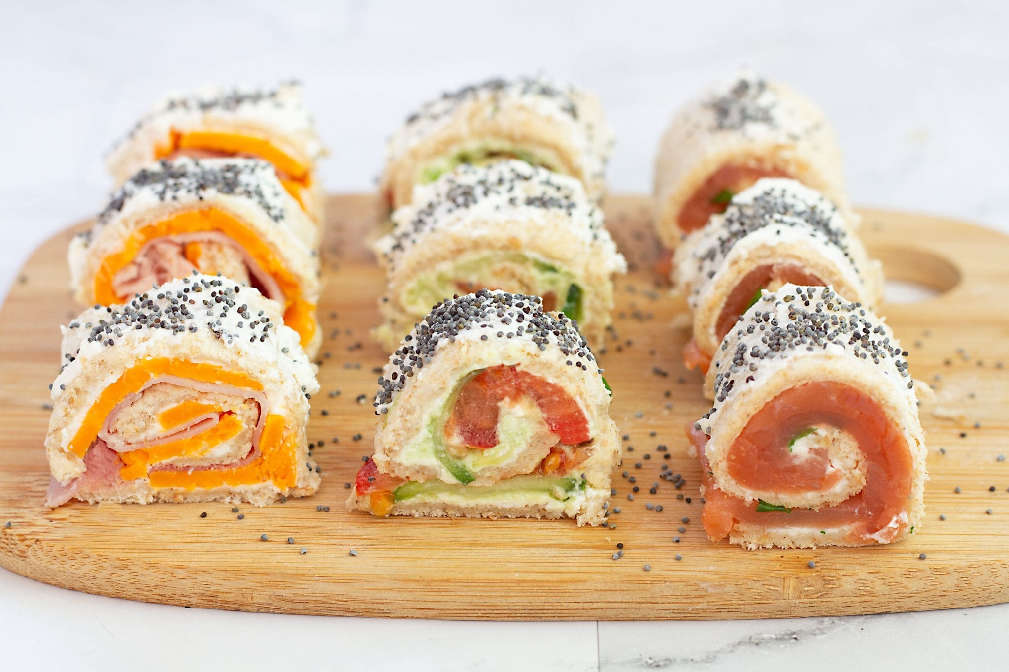 Sandwich Rollups or Pinwheels - Bread Sushi - Kid's Video Recipes