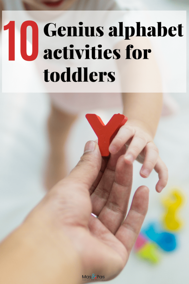 Alphabet activities for toddlers - learning first phonics and letters with games and fun activities