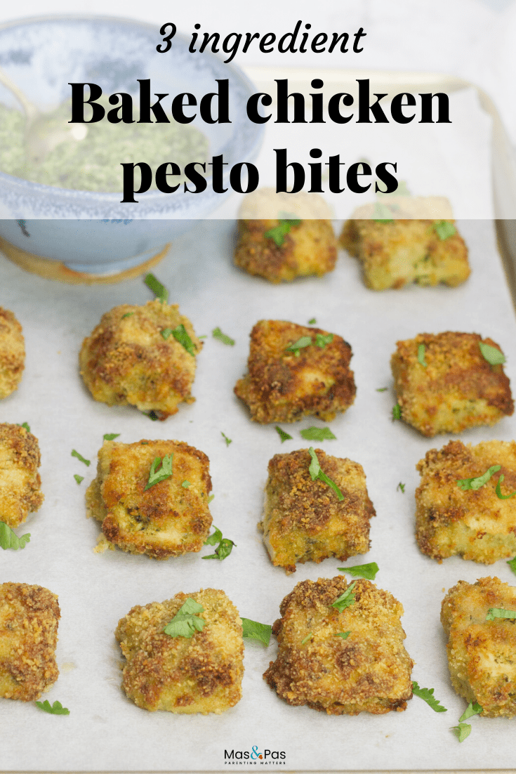 3 ingredient chicken pesto bites Kids Meals