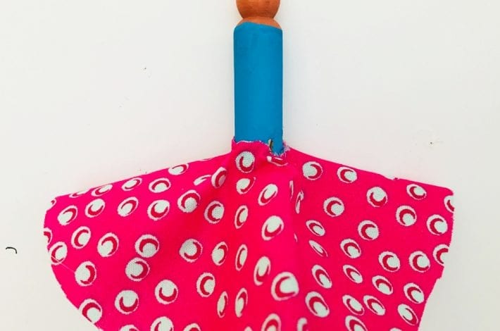 Dolly peg craft for kids to enjoy - make these diy dolly peg lolls and have fun making them dance with flowing skirts