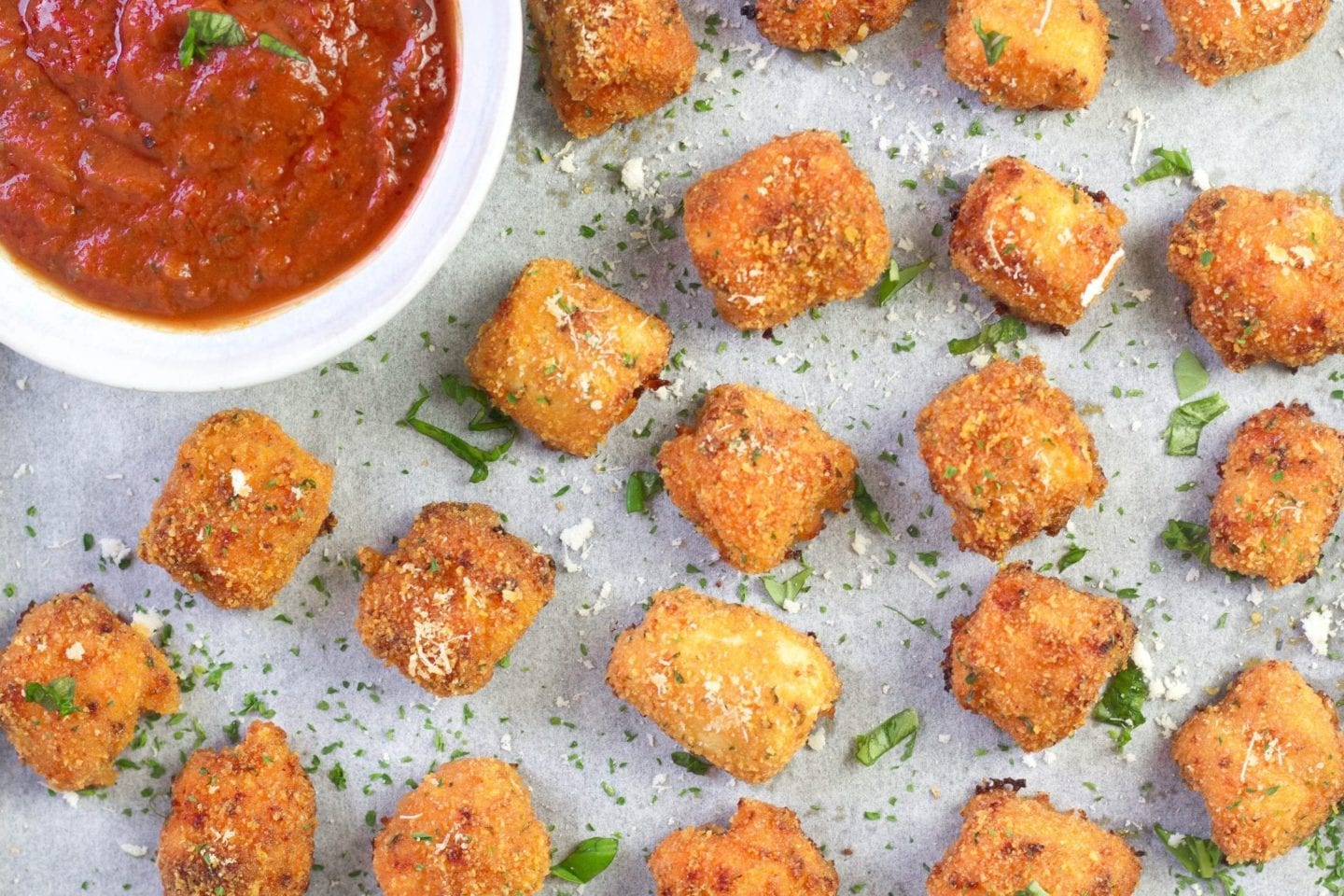 Gooey Parmesan Chicken Bites image