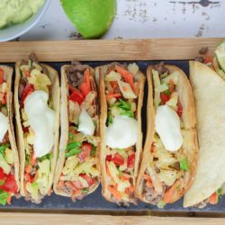 Mini beef tacos - a tasty and easy family dinner to prepare where kids can pick and choose their toppings - great for picky eaters