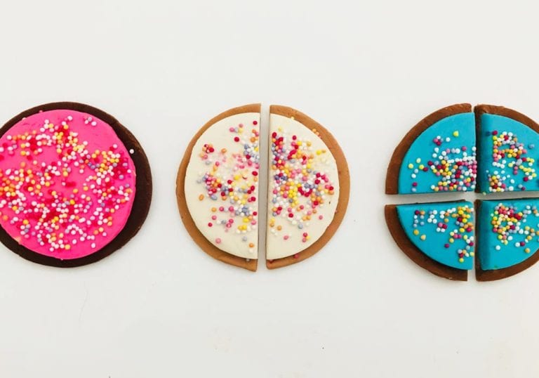 Teaching Fractions with Playdough Cookies | Fraction Activities | Mas & Pas