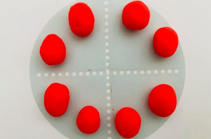 Teaching fractions with playdough cookies - great fraction activities for KS1 and KS2