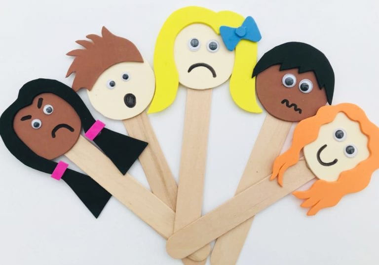 Popsicle Emotion Puppets Social Emotional Activities