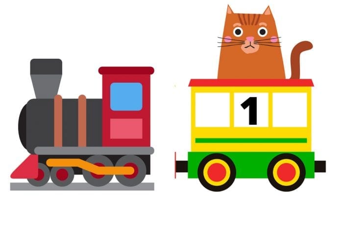 animal number train activity playtime learning