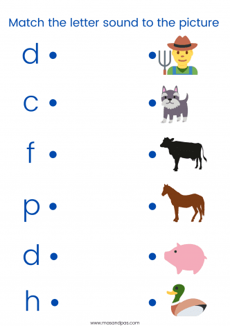 Farm Animal Printable - Free Activity Pack for Preschoolers with free printable downloads - learn about the farm