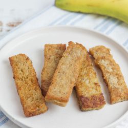 French toast for baby - baby led weaning breakfast recipes - banana french toast - vegan french toast - dairy free french toast